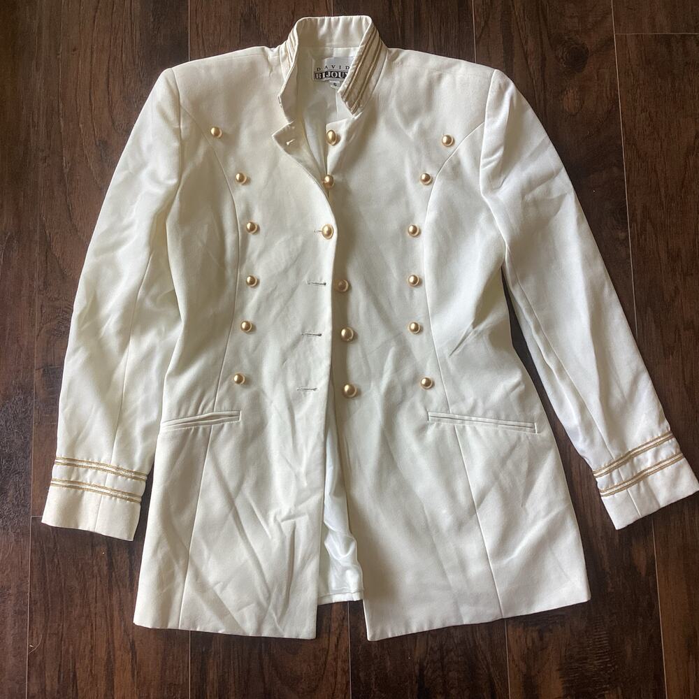David Bijoux Military Style Blazer - Picture 3 of 7